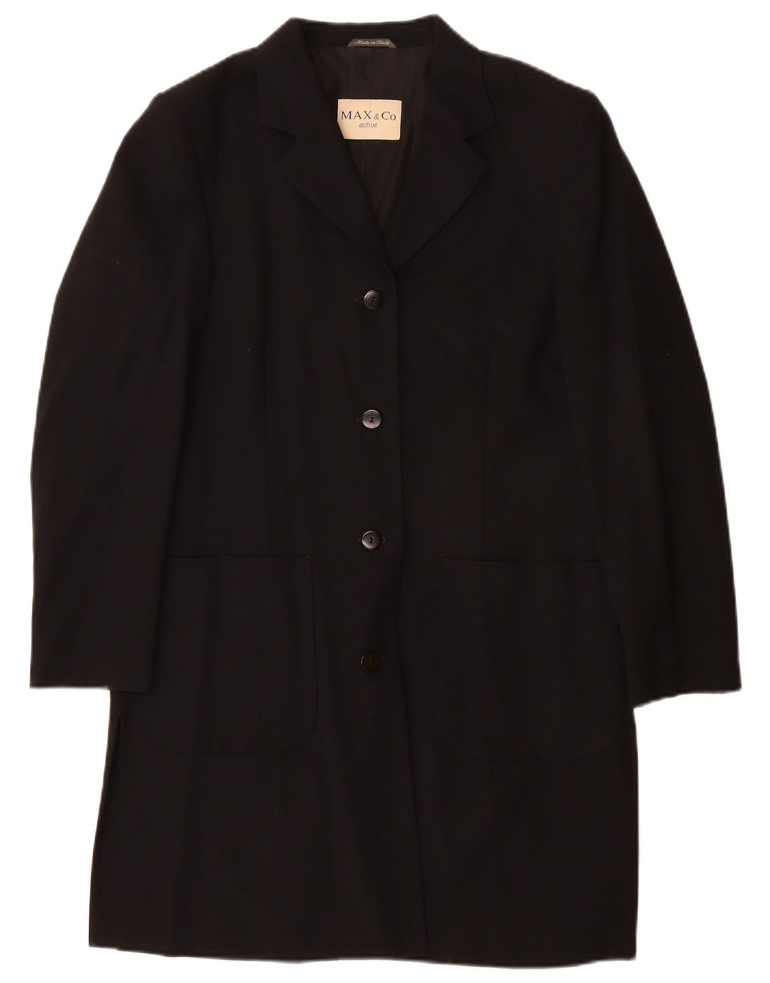 Cappotto da donna Max & Co. UK 12 Lana nera media