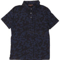 Polo da uomo MICHAEL KORS piccola in cotone mimetico blu navy