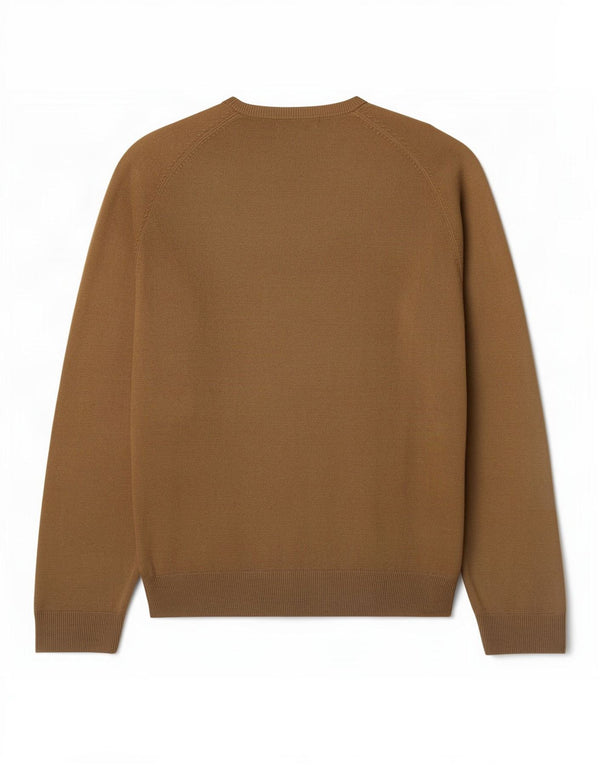 Maglione da uomo con scollo a V blu Harbour Marks & Spencer beige medio