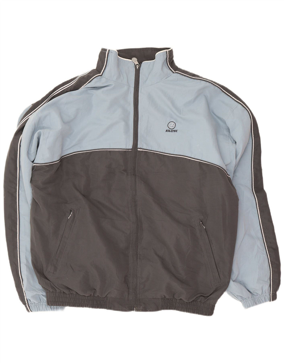 Giacca da ginnastica da uomo Killtec XL in poliestere color block grigio
