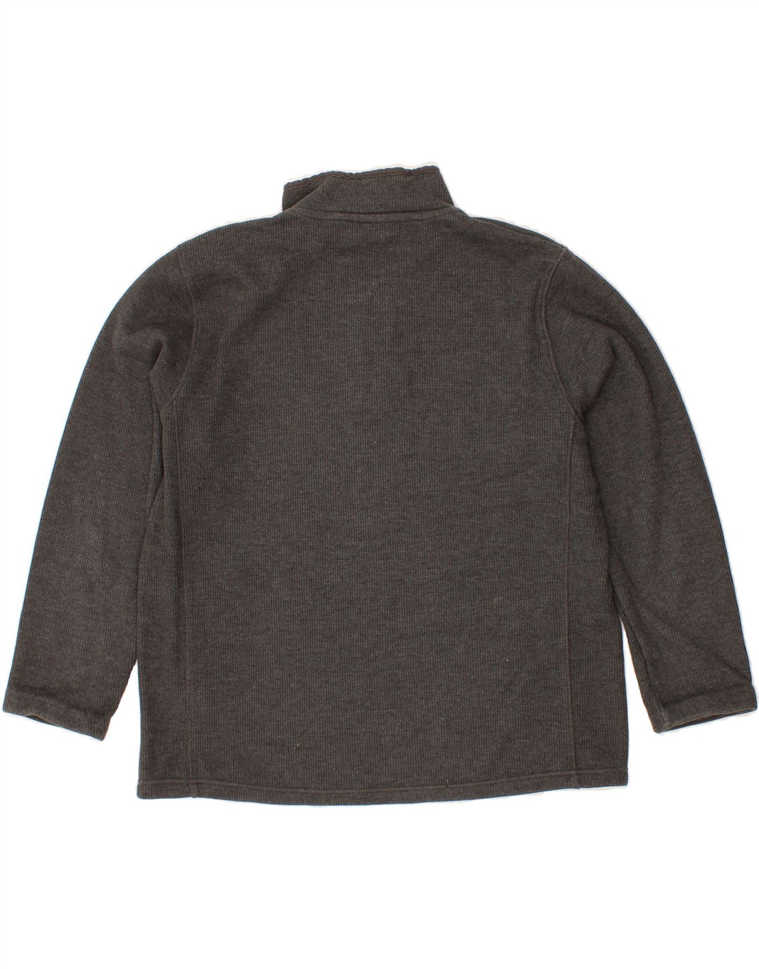 MOUNTAIN WAREHOUSE Mens Zip Neck Sweatshirt Jumper Large Grey Cotton Vintage Mountain Warehouse and Second-Hand Mountain Warehouse from Messina Hembry 