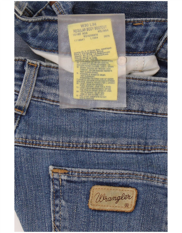 Jeans bootcut da donna WRANGLER W30 L30 cotone blu