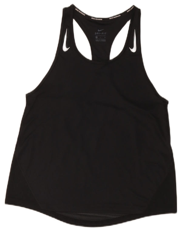 Canotta Nike Dri Fit da donna UK 10 piccola in poliestere nero