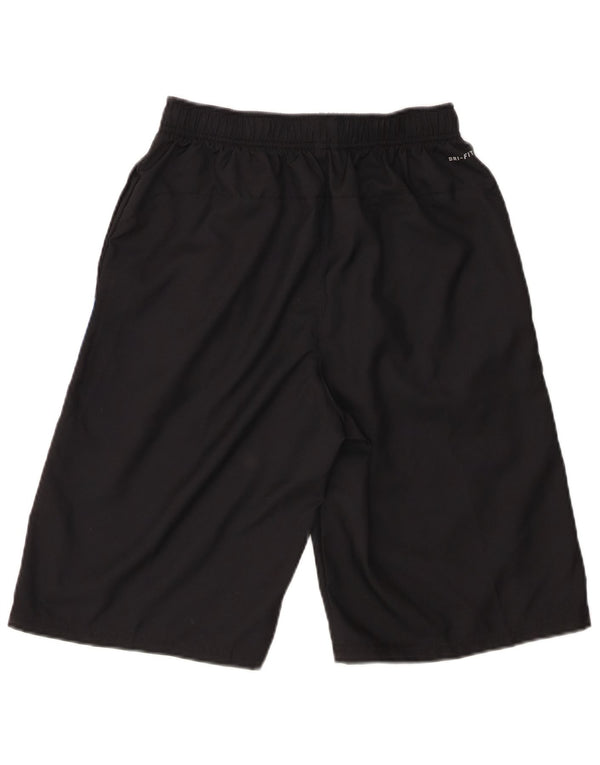 Pantaloncini sportivi Nike da ragazzo Dri Fit 13-14 anni XL poliestere nero