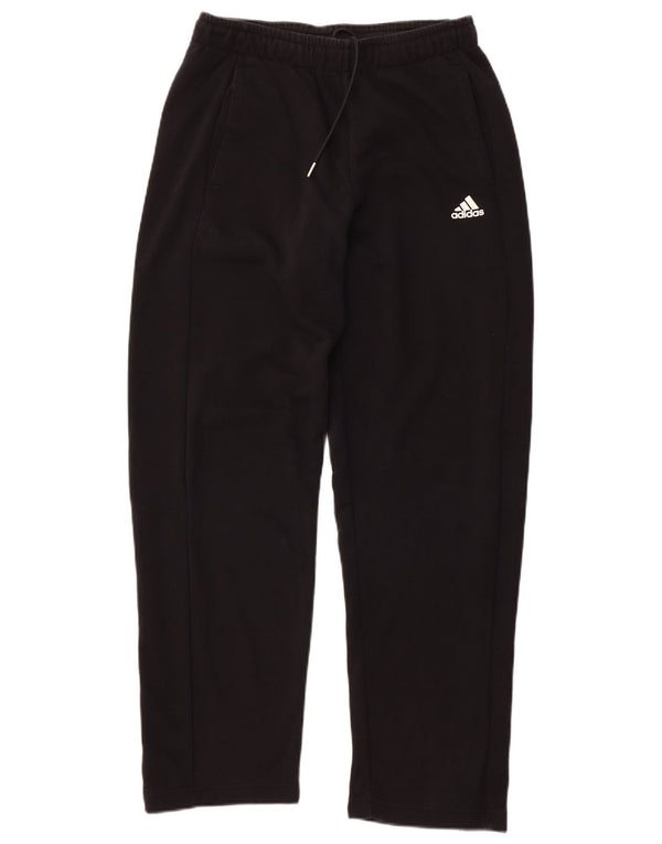 Pantaloni da tuta ADIDAS Climalite da uomo in cotone nero medio