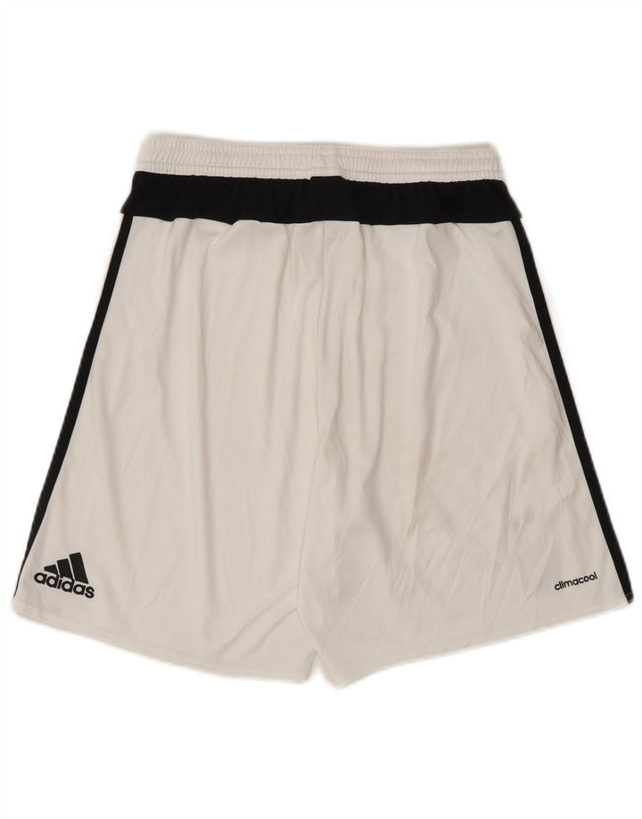 Pantaloncini sportivi ADIDAS da uomo Juventus piccoli in poliestere color block bianco