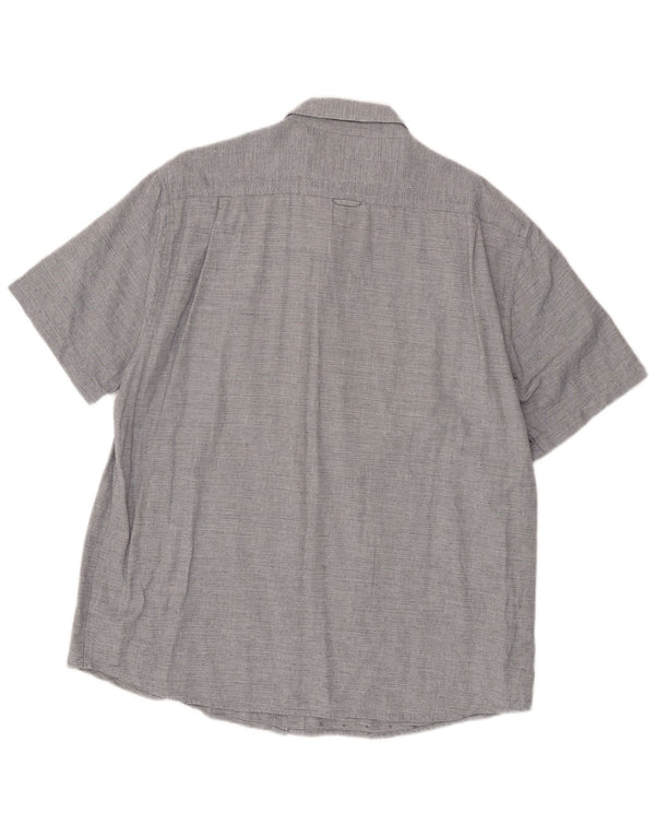 Camicia a maniche corte Billabong da uomo Core Fit 2XL cotone gessato grigio
