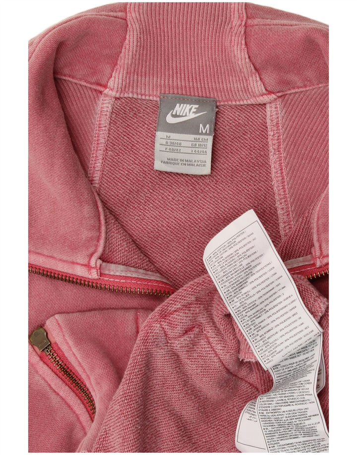 Giacca da tuta da donna Nike UK 10/12 Cotone rosa medio