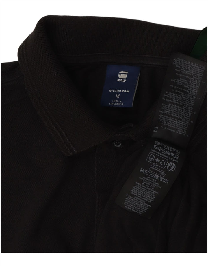 Polo da uomo G-Star in cotone nero medio
