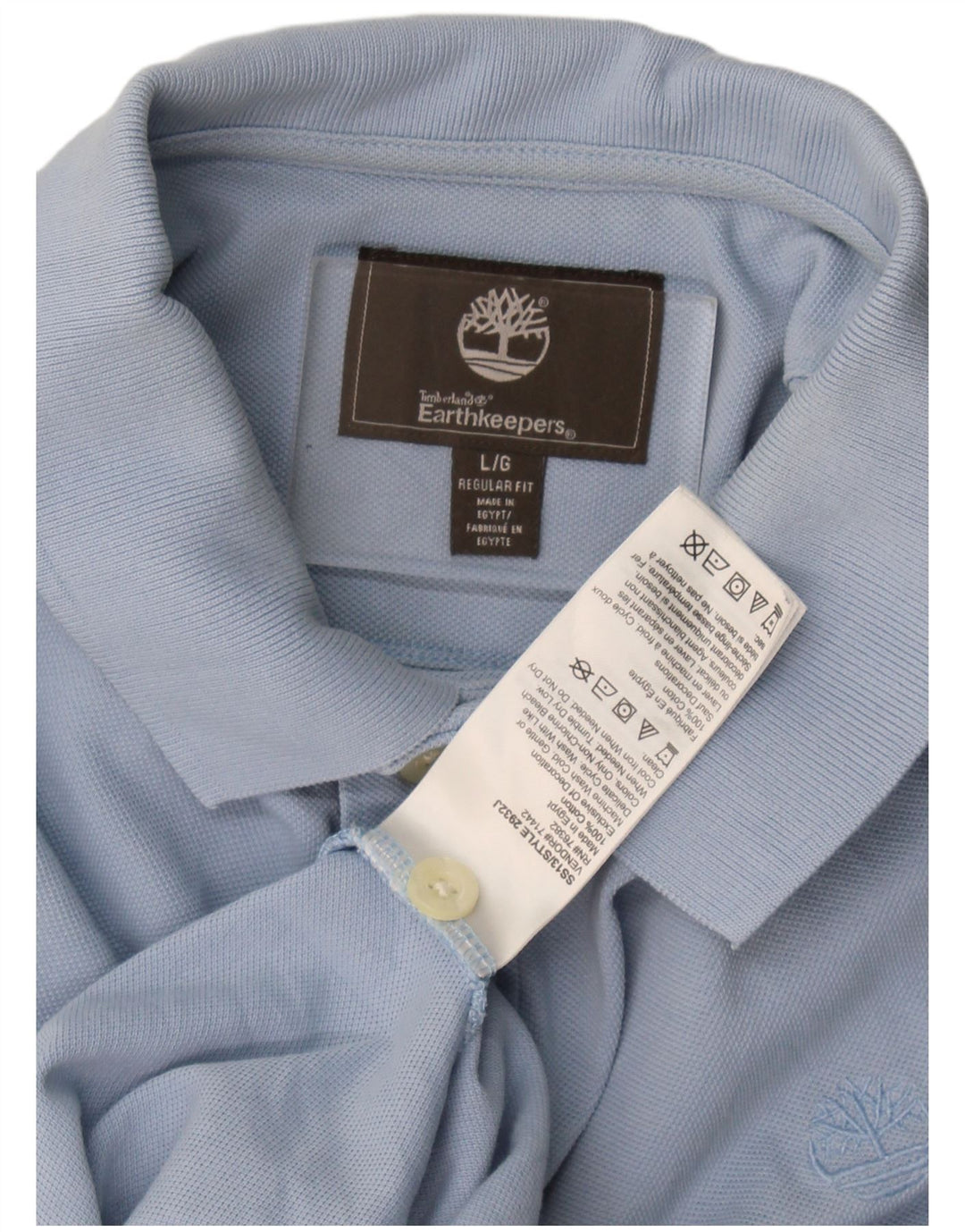 Polo Timberland da uomo vestibilità regolare grande cotone blu