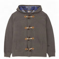 Maglione con cappuccio e zip da uomo Massimo Dutti grande grigio
