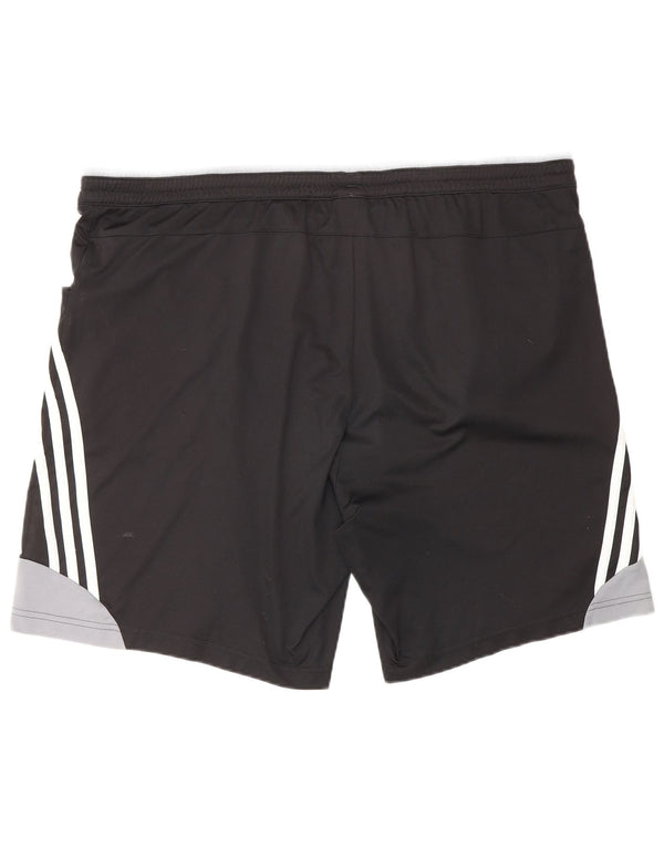 Pantaloncini sportivi da uomo ADIDAS XL Poliestere color block nero