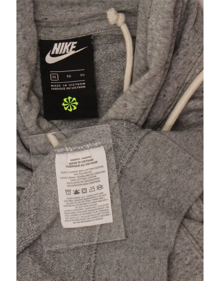 NIKE Mens Hoodie Jumper XL Grey Cotton Vintage Nike and Second-Hand Nike from Messina Hembry 