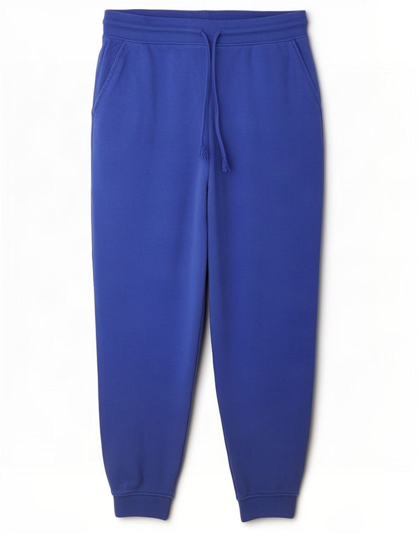Pantaloni da tuta da donna Marks & Spencer Joggers UK 16 Large Blu Cotone