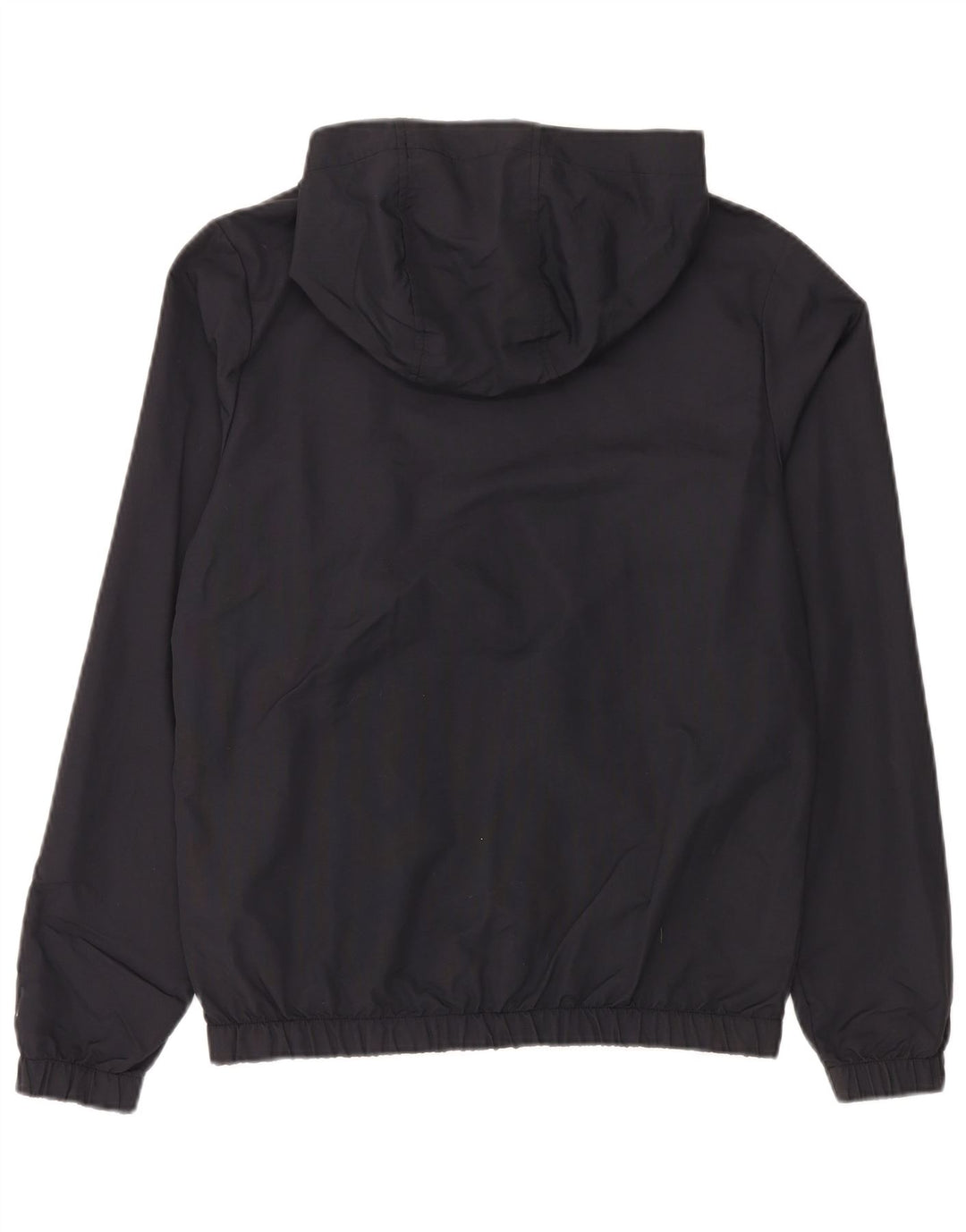 Felpa con cappuccio grafica da uomo Ellesse con zip e collo piccolo nero in poliammide
