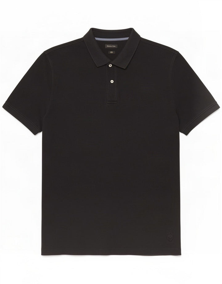 Massimo Dutti Polo da uomo vestibilità regolare 2XL Nera