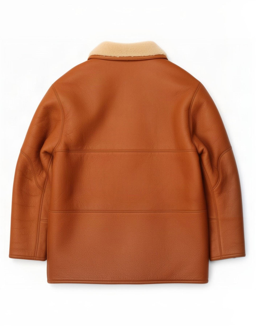 Giacca in shearling da uomo Lamatta UK 40 grande marrone