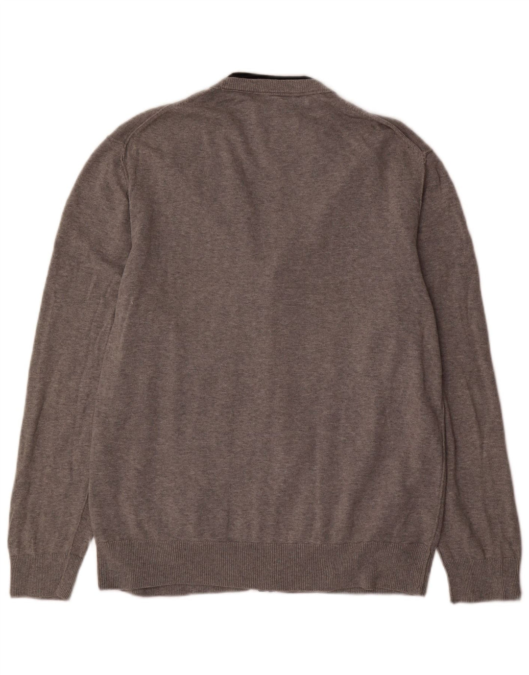 Maglione cardigan da uomo French Connection XL in cotone grigio