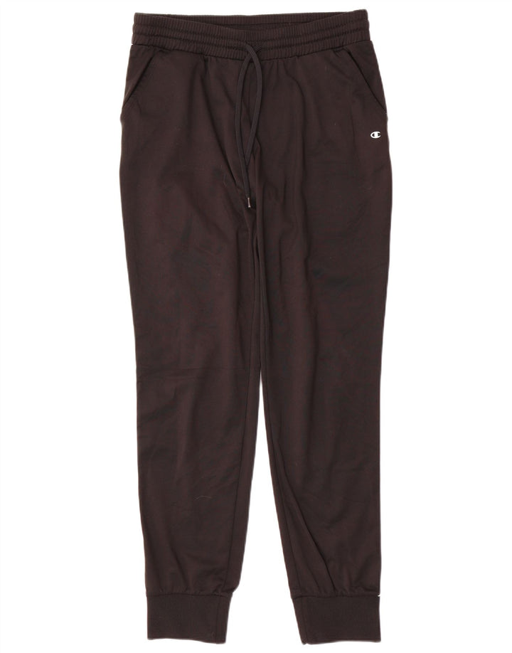 Pantaloni da tuta Champion da uomo Heritage Fit Joggers piccoli neri