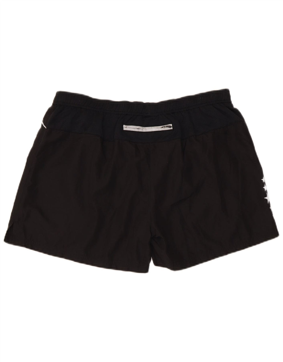 Pantaloncini sportivi regolari con grafica da donna Champion UK 14 Large Nero Poliestere