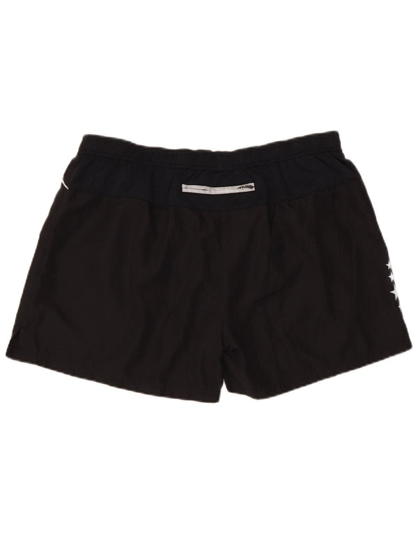 Pantaloncini sportivi regolari con grafica da donna Champion UK 14 Large Nero Poliestere