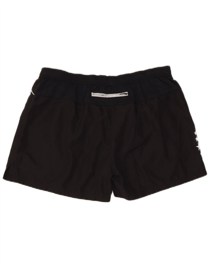 Pantaloncini sportivi regolari con grafica da donna Champion UK 14 Large Nero Poliestere