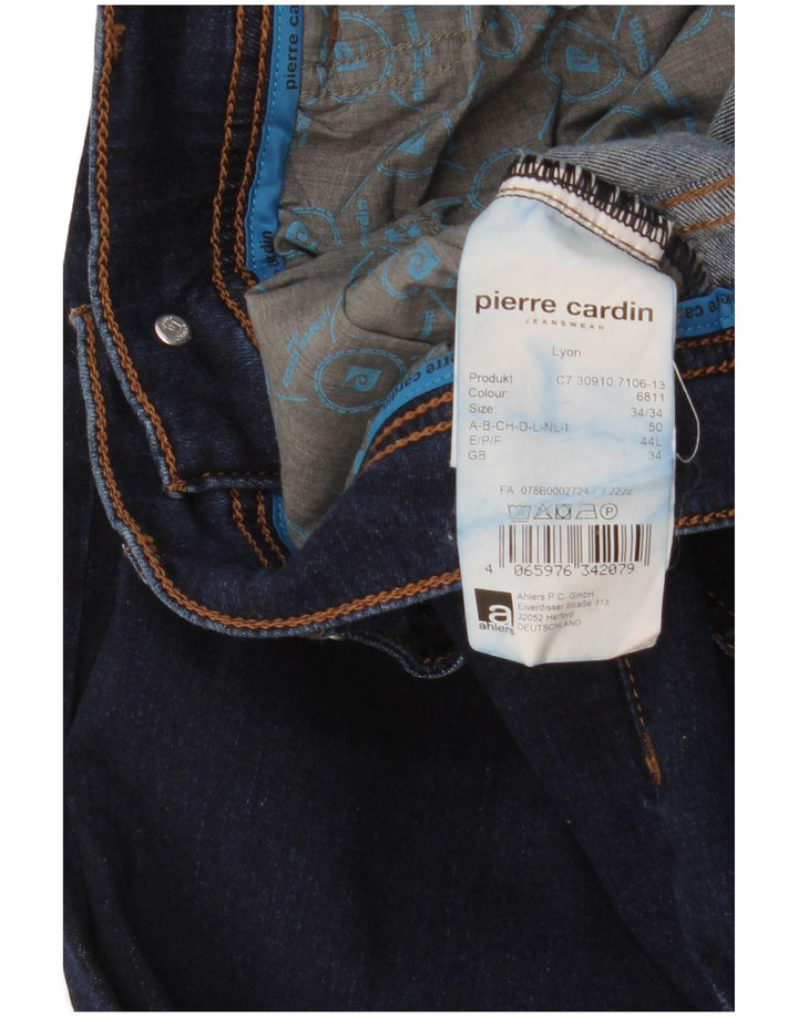 Jeans slim da uomo Pierre Cardin W34 L34 Blu navy