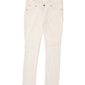 LEE Womens Slim Jeans W30 L31 White Cotton | Vintage Lee | Thrift | Second-Hand Lee | Used Clothing | Messina Hembry 