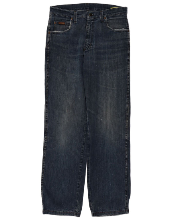 Jeans dritti elasticizzati Texas da uomo Wrangler W32 L34 cotone blu