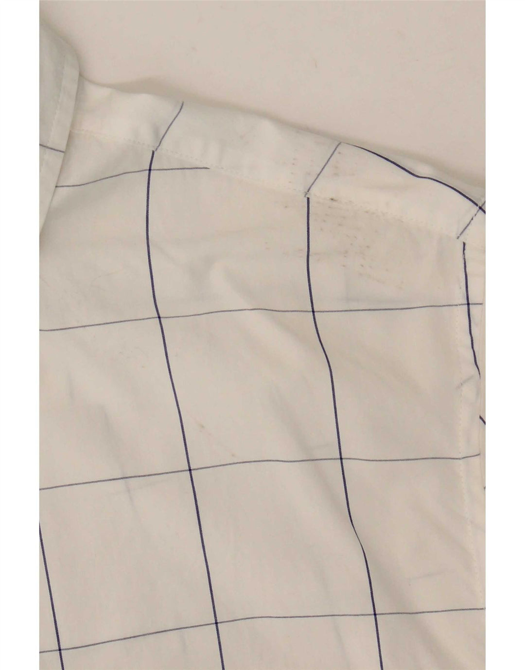 Camicia da uomo Tommy Hilfiger in cotone a quadri bianchi medi