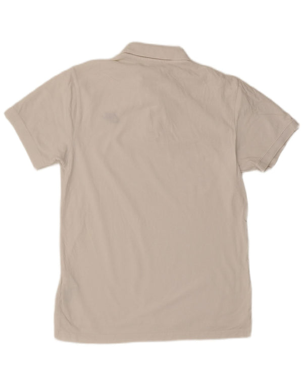 Polo Nike da uomo piccola in cotone bianco