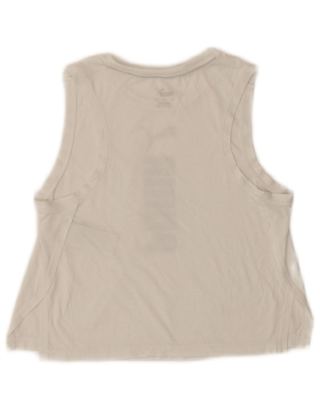 Canotta grafica corta da donna Puma UK 6 XS poliestere bianco