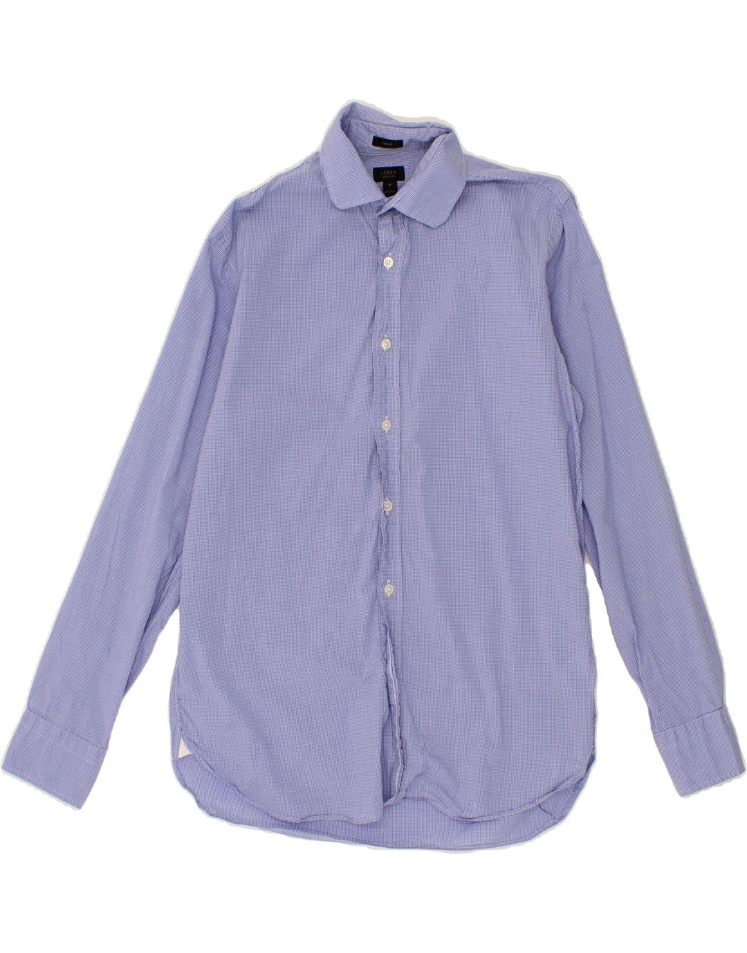 J. CREW Mens Shirt Medium Blue Check Cotton Vintage J. Crew and Second-Hand J. Crew from Messina Hembry 