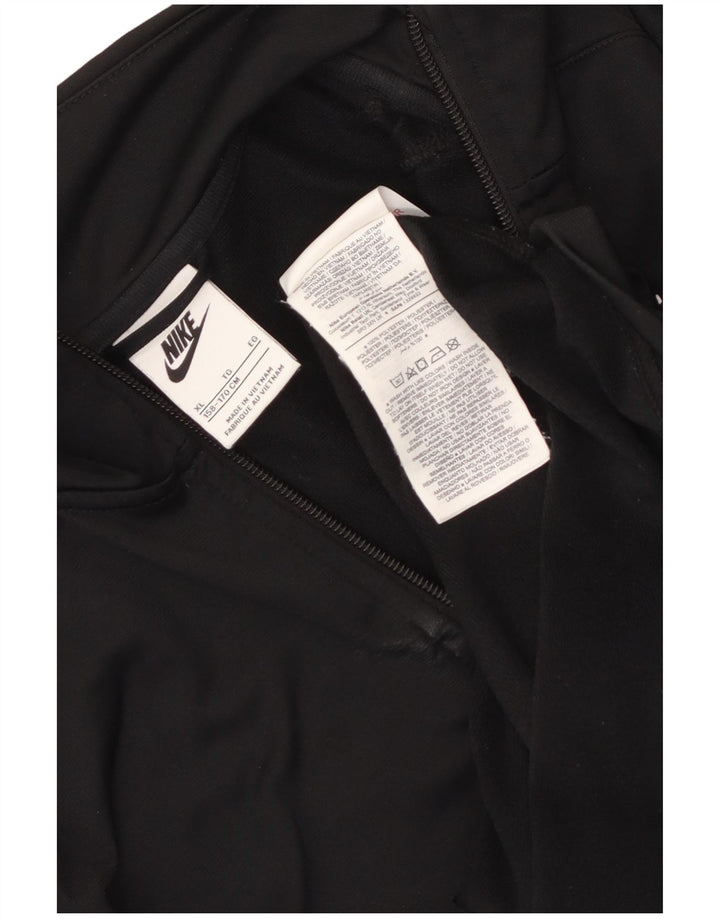 Giacca da ginnastica grafica da ragazzo Nike 13-14 anni XL poliestere nero
