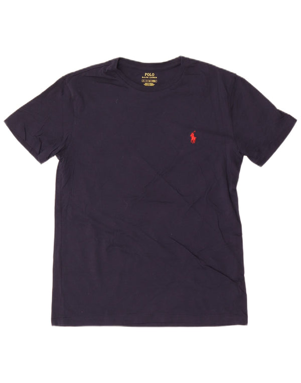 Polo Ralph Lauren T-shirt da uomo Top Small in cotone blu navy