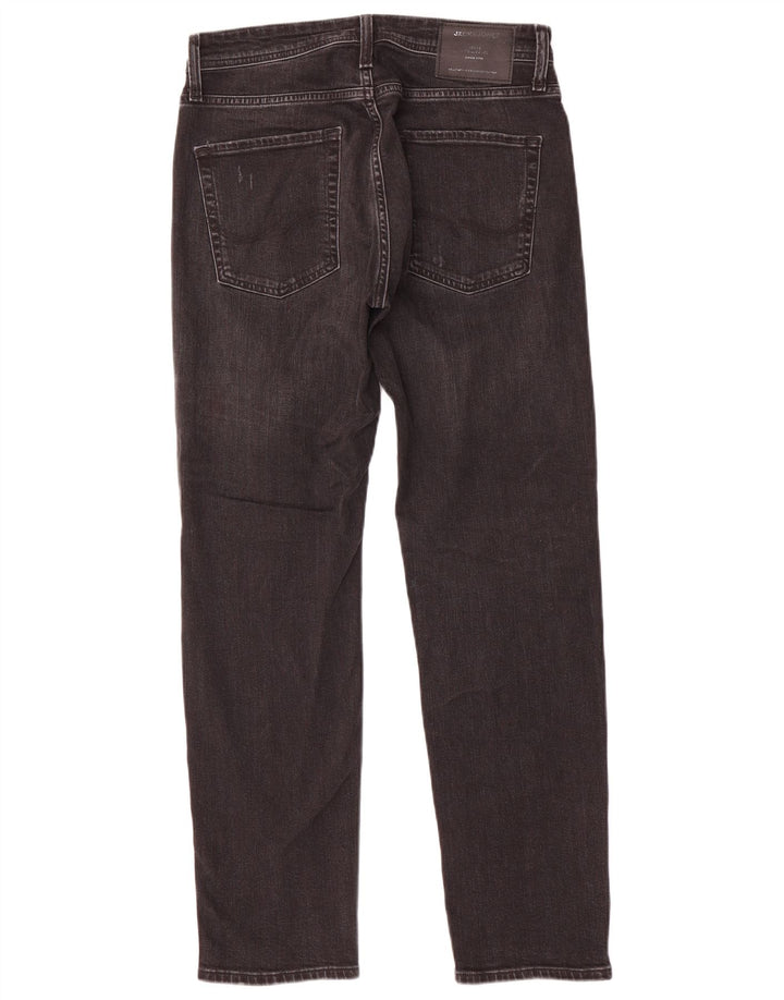 Jeans slim invecchiati da uomo Jack & Jones W29 L30 cotone nero