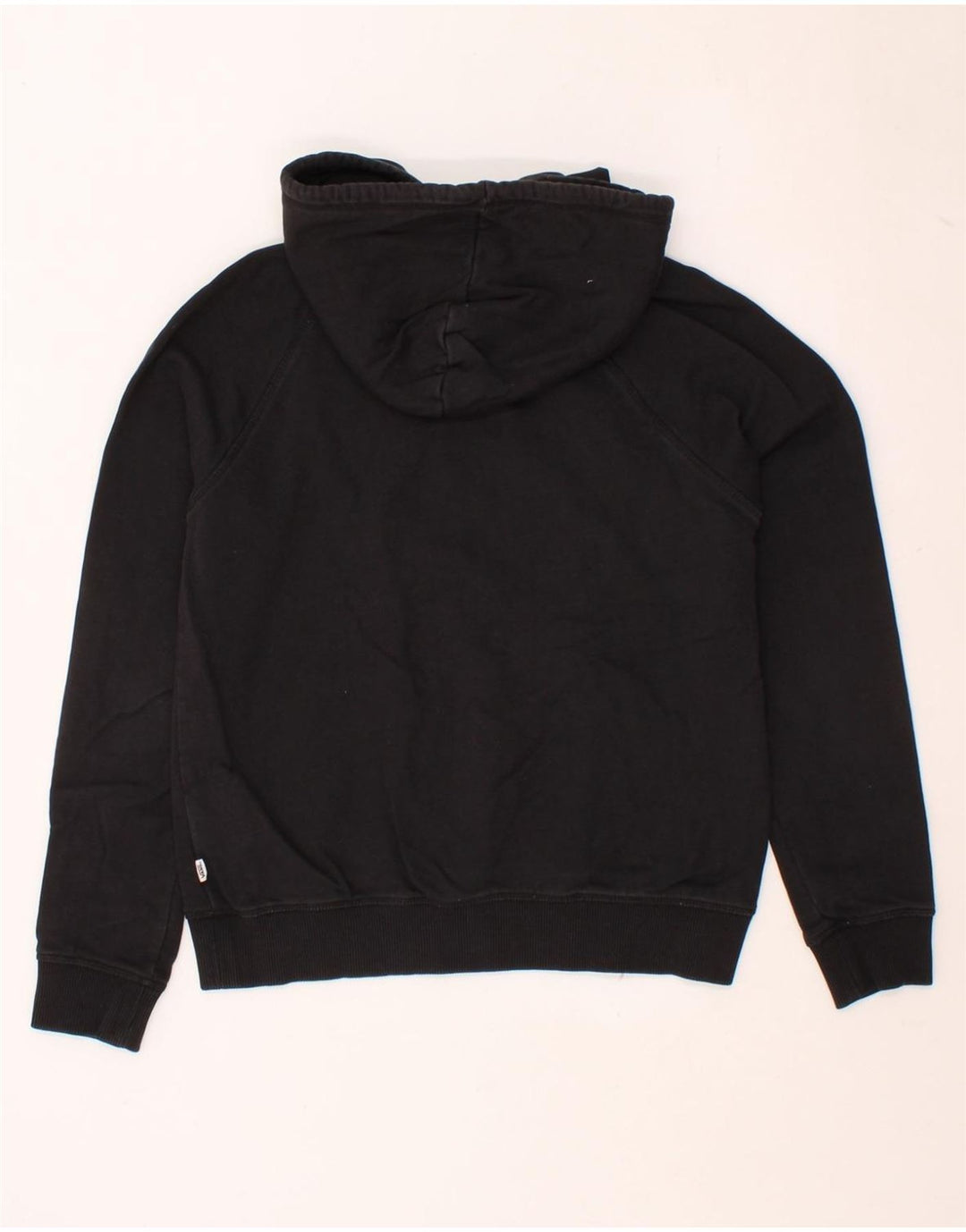 VANS Womens Hoodie Jumper UK 10 Small Black Cotton Vintage Vans and Second-Hand Vans from Messina Hembry 