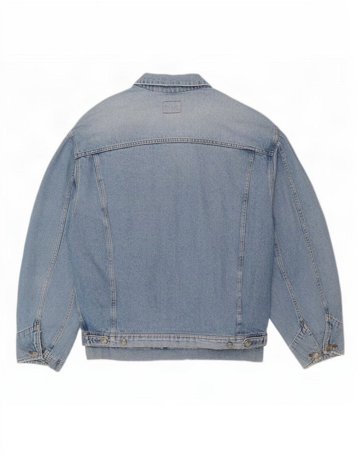 Giacca da uomo in denim invecchiato Rifle UK 42 XL Blu
