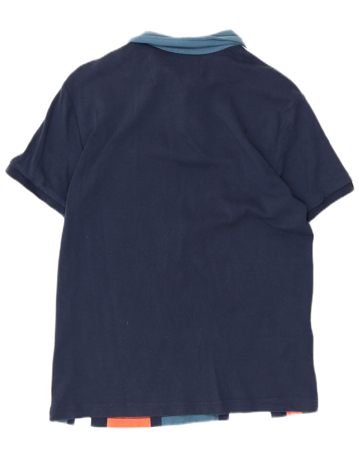 PENGUIN Polo da uomo piccola in cotone a righe multicolori