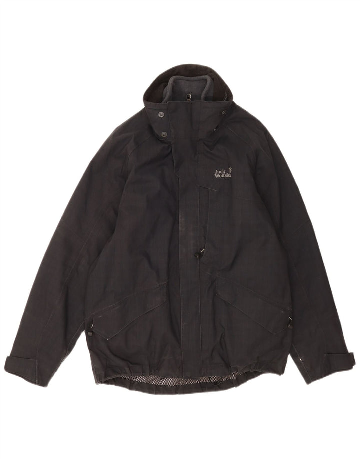 Giacca a vento da uomo Jack Wolfskin UK 36 Small Poliestere nero