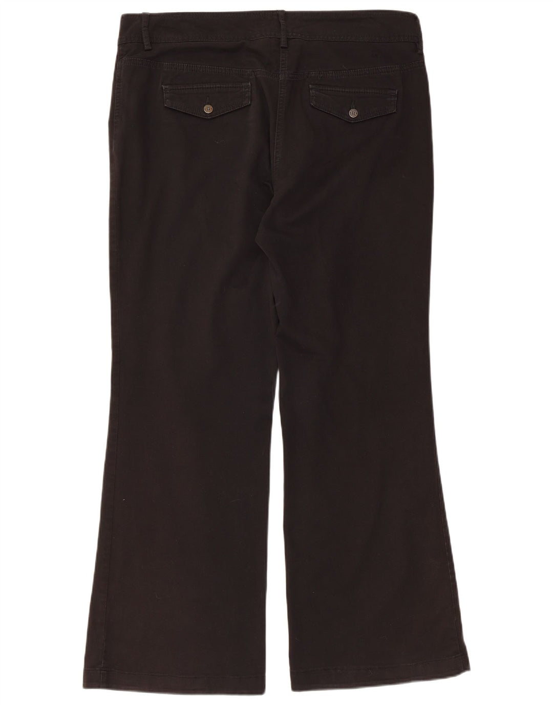 TOMMY HILFIGER Pantaloni casual bootcut da donna US 14 XL W36 L30 Nero