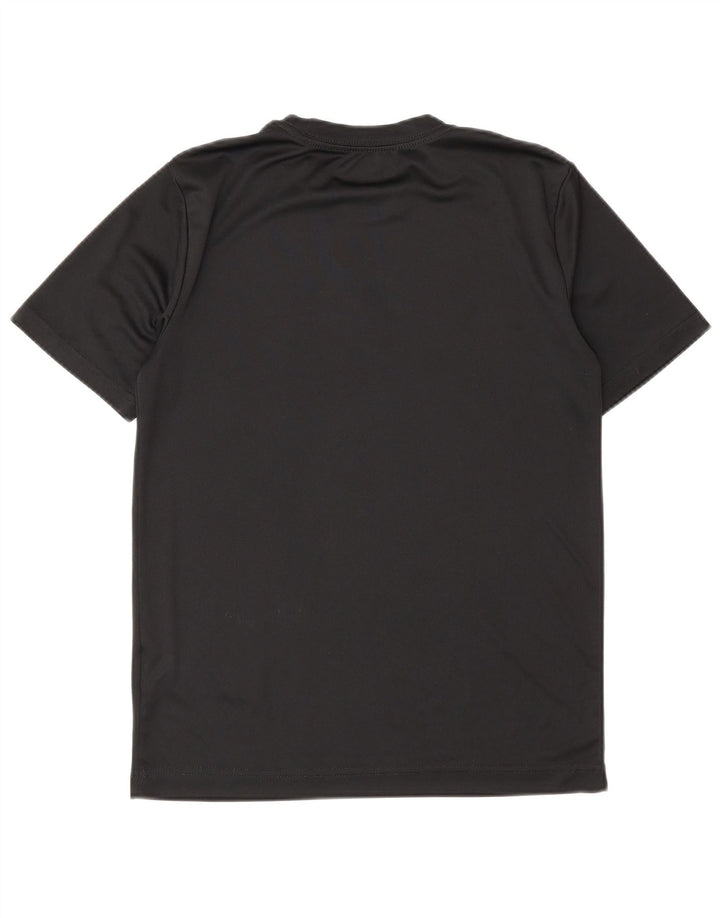 T-shirt grafica Jordan Dri Fit da ragazzo, 12-13 anni, grande, in poliestere nero