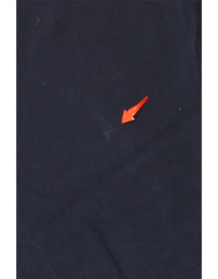 T-shirt da uomo EDDIE BAUER Top medio in cotone blu navy