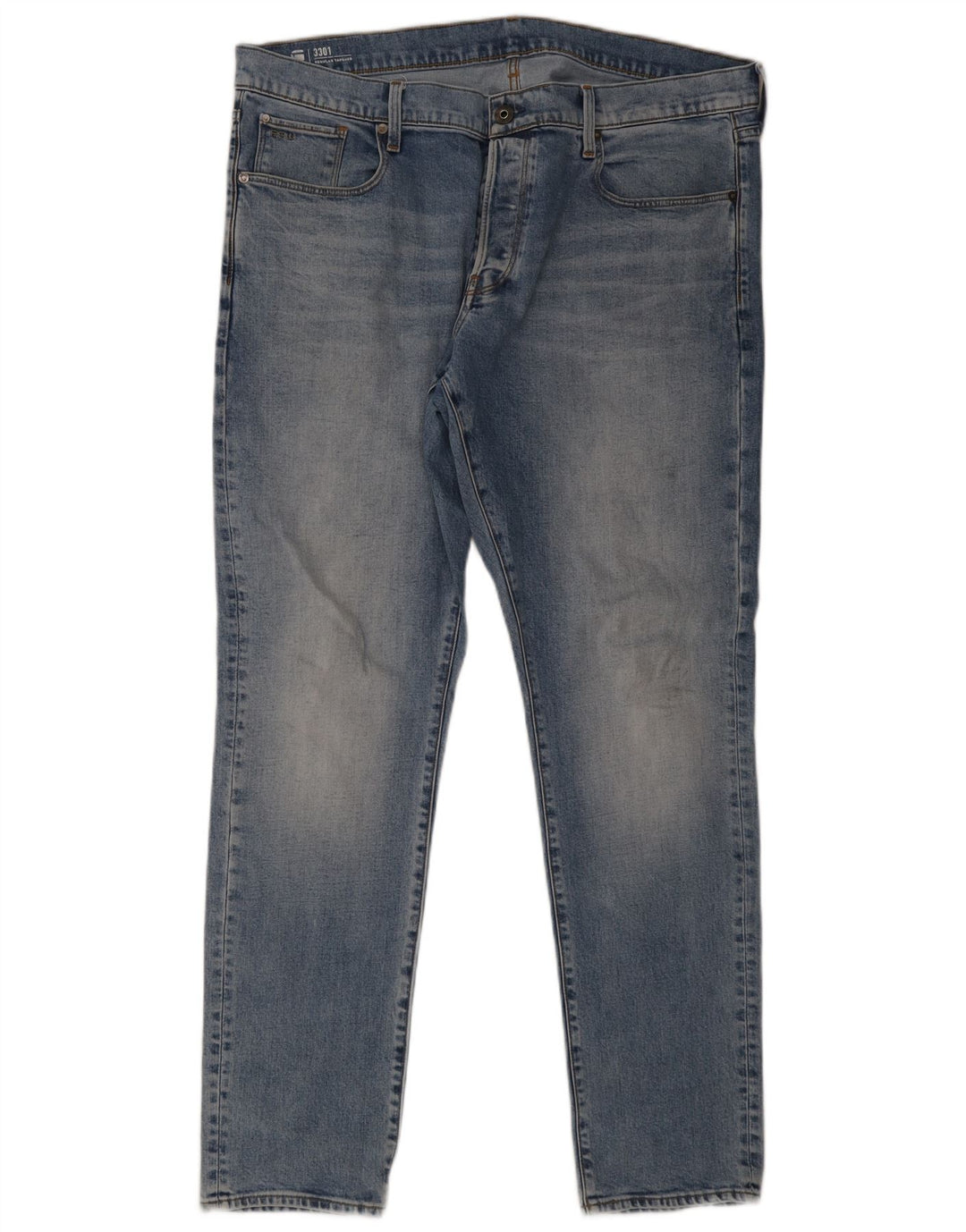 Jeans affusolati regolari da uomo G-Star W40 L34 cotone blu