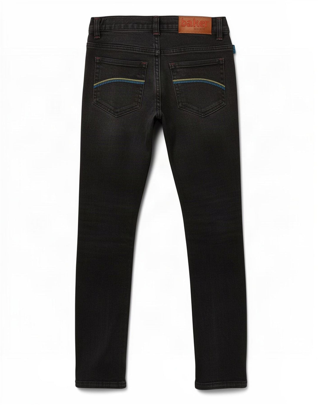 Jeans slim da ragazzo Ted Baker 8-9 anni W24 L22 cotone nero