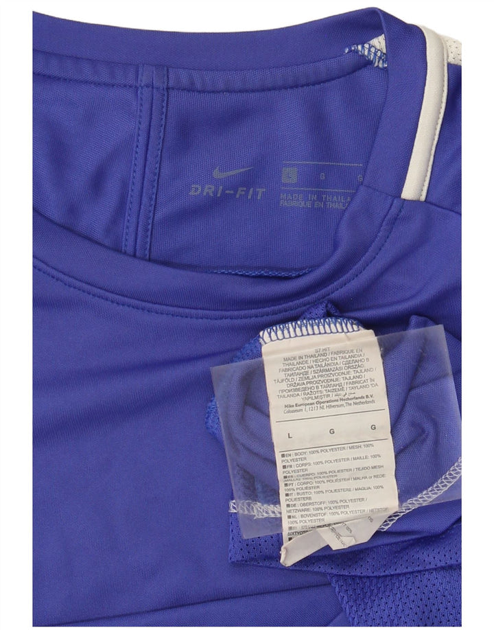 T-shirt Nike Dri Fit da uomo, grande, color block viola