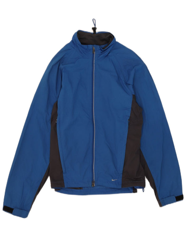 Giacca antipioggia Nike Clima-fit da donna UK 10/12 Colorblock blu medio