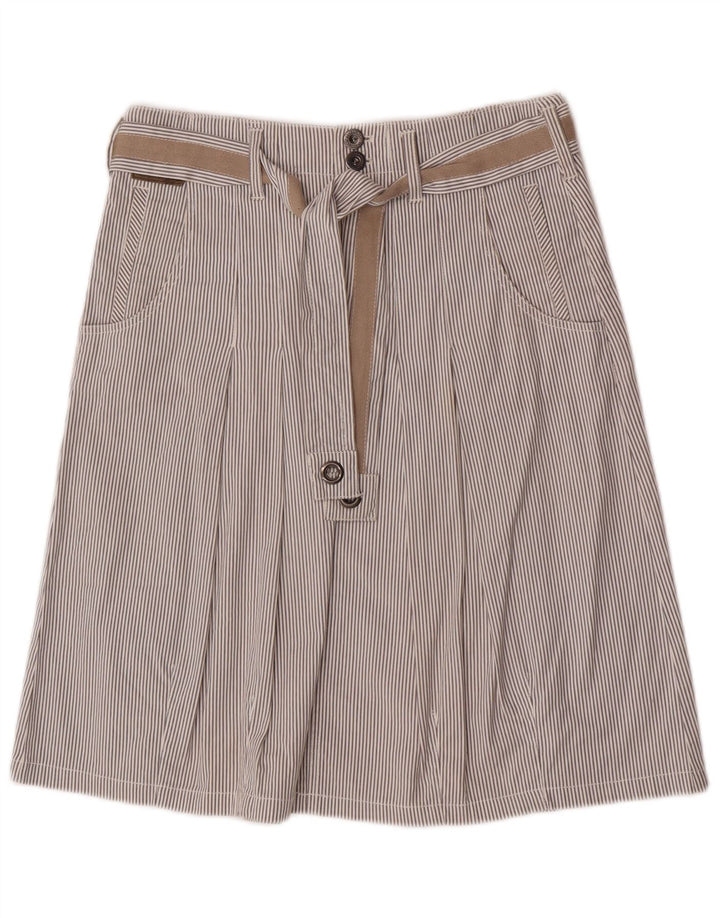 Gonna a trapezio da donna Marlboro Classics EU 40 media W30 gessato grigio