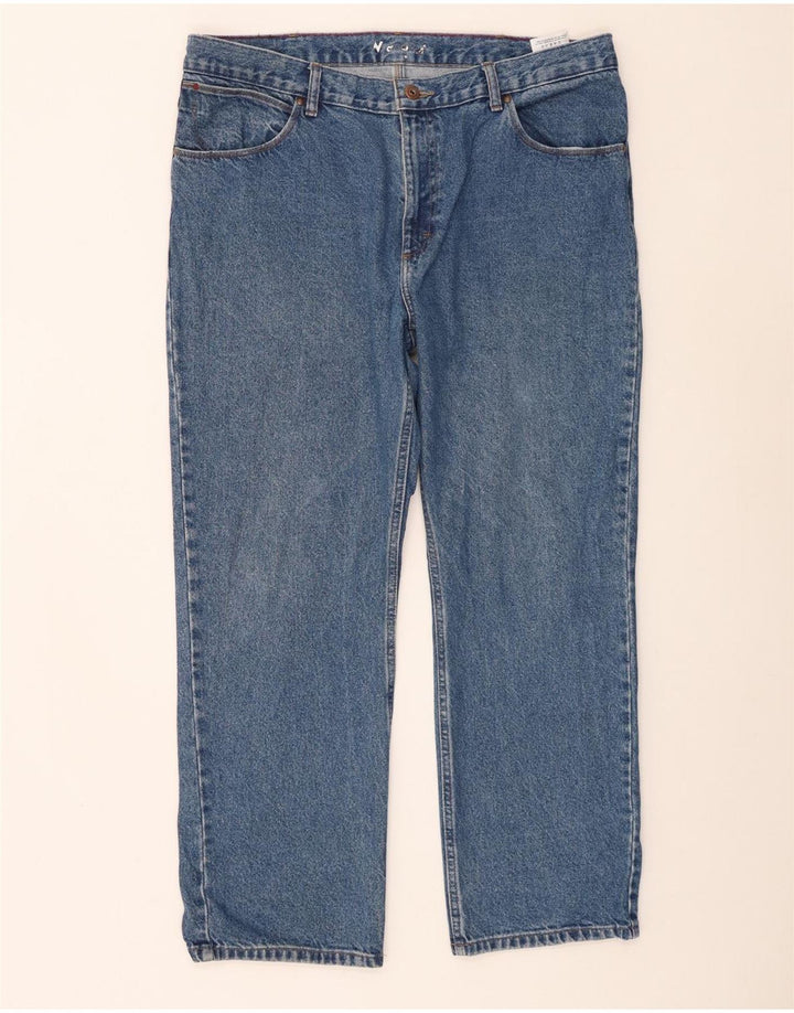 Jeans dritti da uomo Wrangler W40 L30 cotone blu