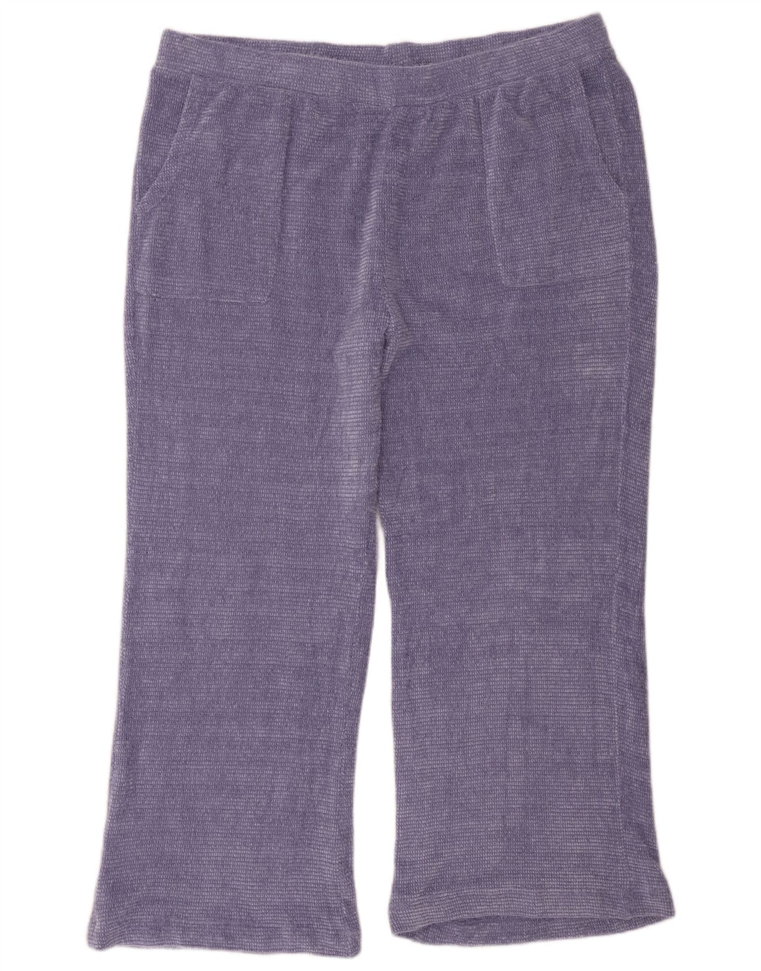 Pantaloni da tuta in maglia da donna Marks & Spencer UK 18 XL Poliestere viola
